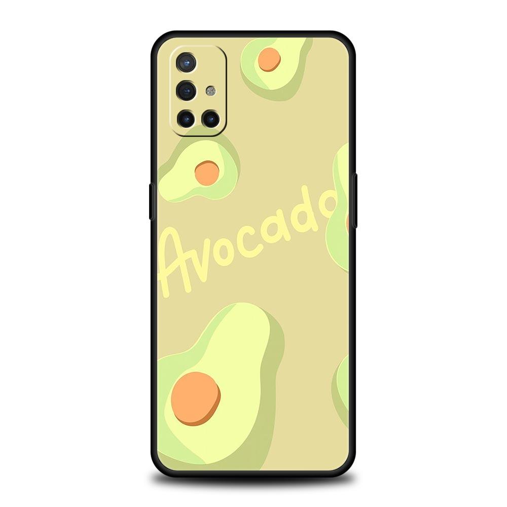 Süße Avocado Handyhülle Für Oneplus 13R 13 12R 11 10T 10R Nord N100 N200 N10 10 9 9R 9RT CE 3 2 Z Pro 5G Weiche TPU Hülle Fundas
