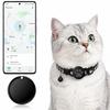 Colier GPS Tracker pentru Animale de Companie pentru Pisici Doar Android Etichetă Inteligentă Impermeabil Compatibil cu Google Find My Fără Taxă Lunară Soluție Avansată de Urmărire Inteligent