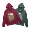 Sp5der 555555 Unisex Spinnennetz-Hoodie mit Schaumstoff-Schriftzug