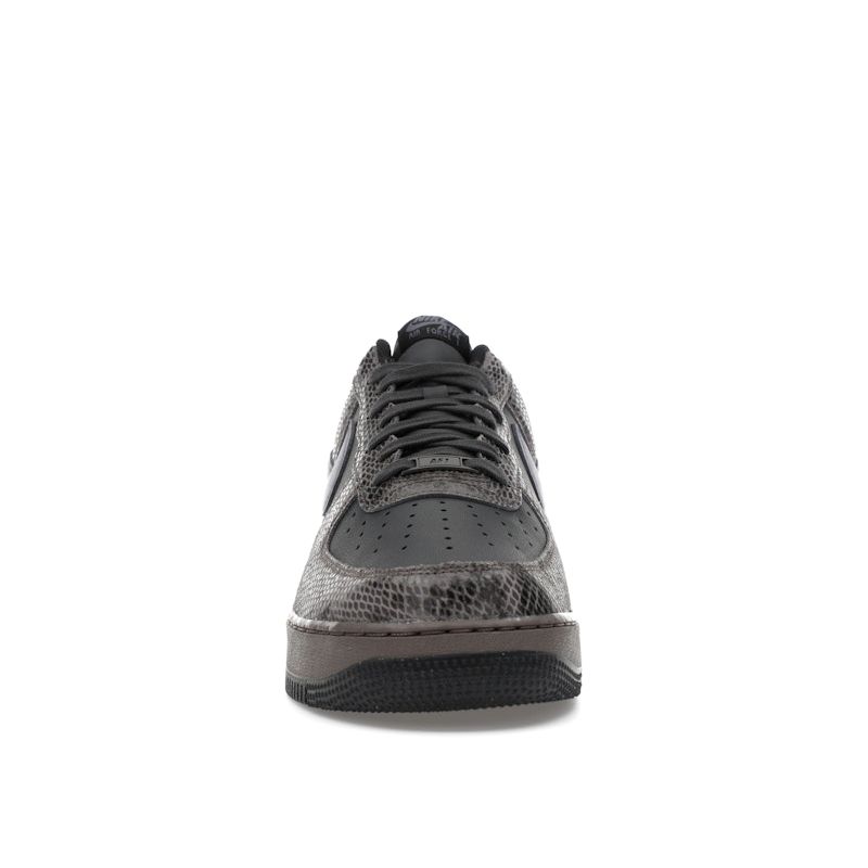 Nike Air Force 1 07 LV8 Snakeskin Pack - Off Noir Men Sneakers Black Light-Carbon Cave-Stone HF2898-001