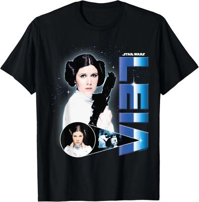 Star Wars - Leia Bootleg 100% Cotton T-shirt Mens Tees Top