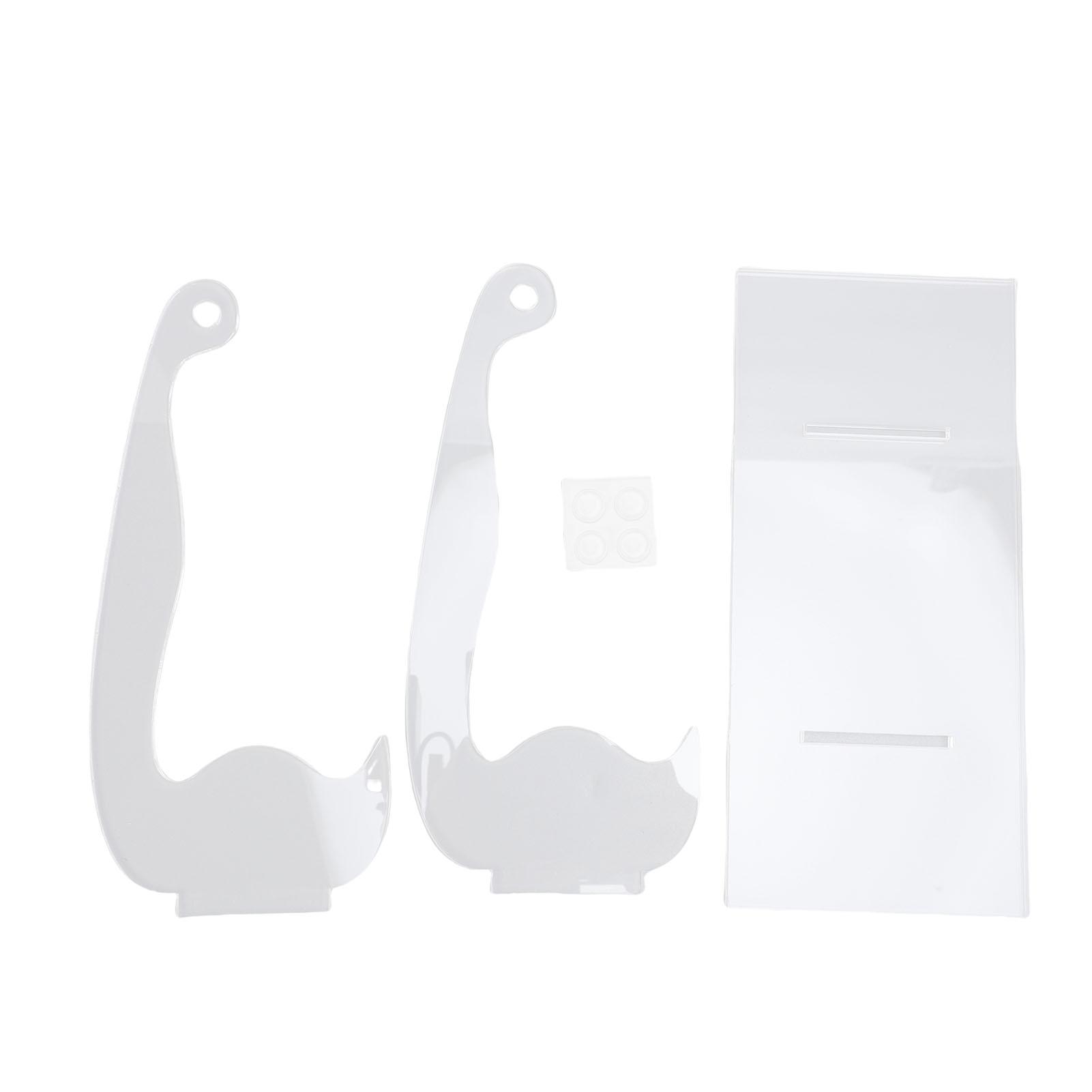 Easel Stand Multifunctional Transparent Acrylic Photo Frame Display Stand for Picture Card Record Photo Book