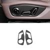For BYD Han EV - ABS Carbon Fiber Seat Adjustment Switch Cover Trim Sticker Interior Accessories