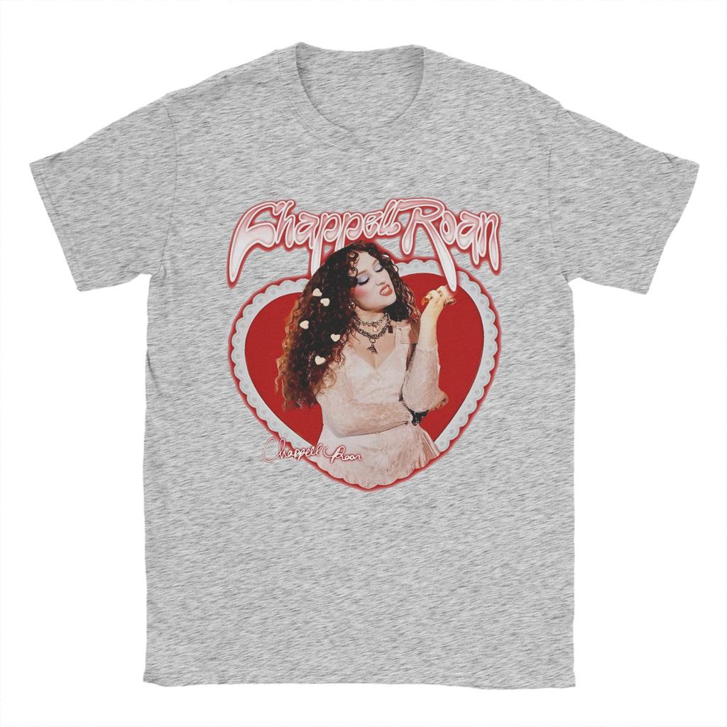 Herren Grunge Rahmen Liebe Chappell Roan T-Shirt Reine Baumwolle Kleidung Einzigartig Kurzarm Rundhals T-Shirts Party T-Shirts