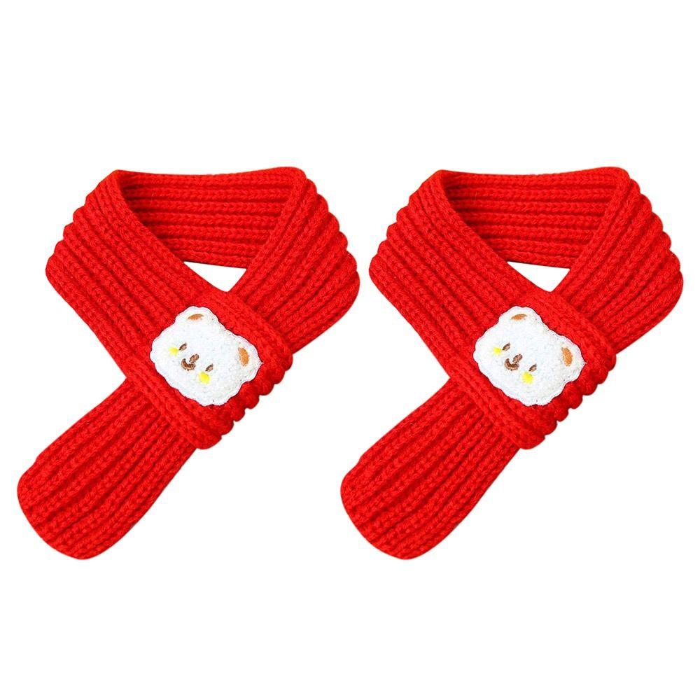 

милый открытый шейный платок для собак, теплый шарф, нагрудник для домашних животных, аксессуары для собак, шарф для домашних животных красный