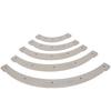 5PCS Router Radius Templates with Removable Jig R100 R150 R200 R250 R300 Plastic Corner Template Set for Woodworking