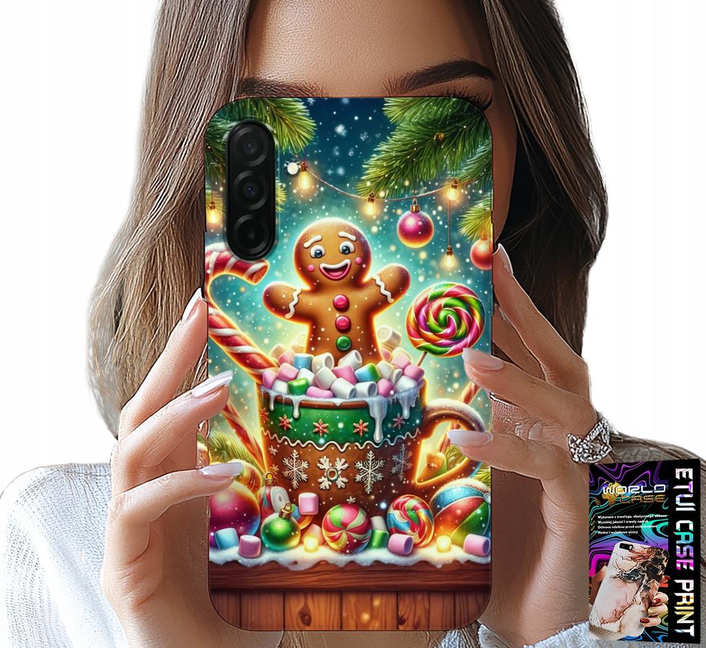 Etui Do Samsung Galaxy A26 5G - Piernik Pierniki Świąteczne Wzory +Szkło