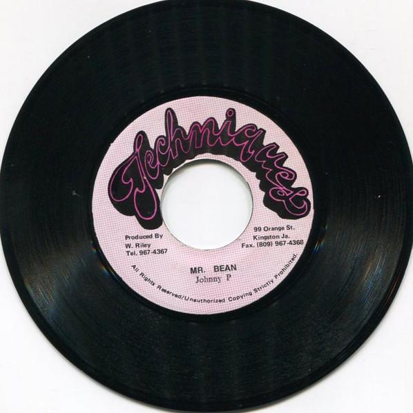 

7-дюймовая пластинка JOHNNY P - Mr. Бин НИКАКИЕ Техники Ямайский Регги, Ска и Даб Использованы