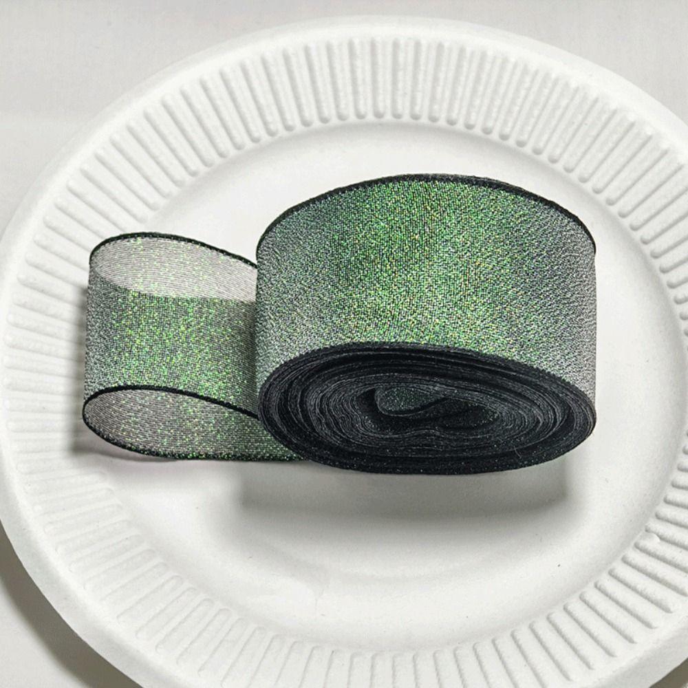 Langlebiges 40mm 10 Yards Fischschwanz Organza Band Bastel Schleife Polyester Seiden Satin Bänder DIY Geschenkverpackung zur Dekoration von Hochzeiten