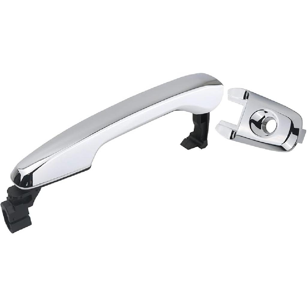 TQPONLY Exterior Door Handle Compatible With 2011-2015 Ford Explorer Edge,Front Outside Driver Side With Key Hole | Replaces BA1Z78218A14A