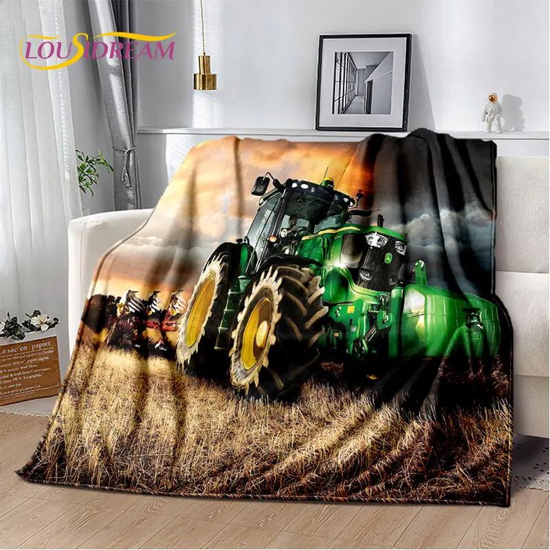 

Автомобіль Трактор Вантажівка серії візерунок м яка плюшева ковдра, фланелева ковдра плед ковдра для вітальні спальня ліжко диван чохол пікнік 130x150cm