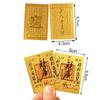 20Pcs Blessing Good Luck Good Luck Stickers Good Wish Feng Shui God Of Wealth Sticker Business Fortuna Treasure Little Gold Card