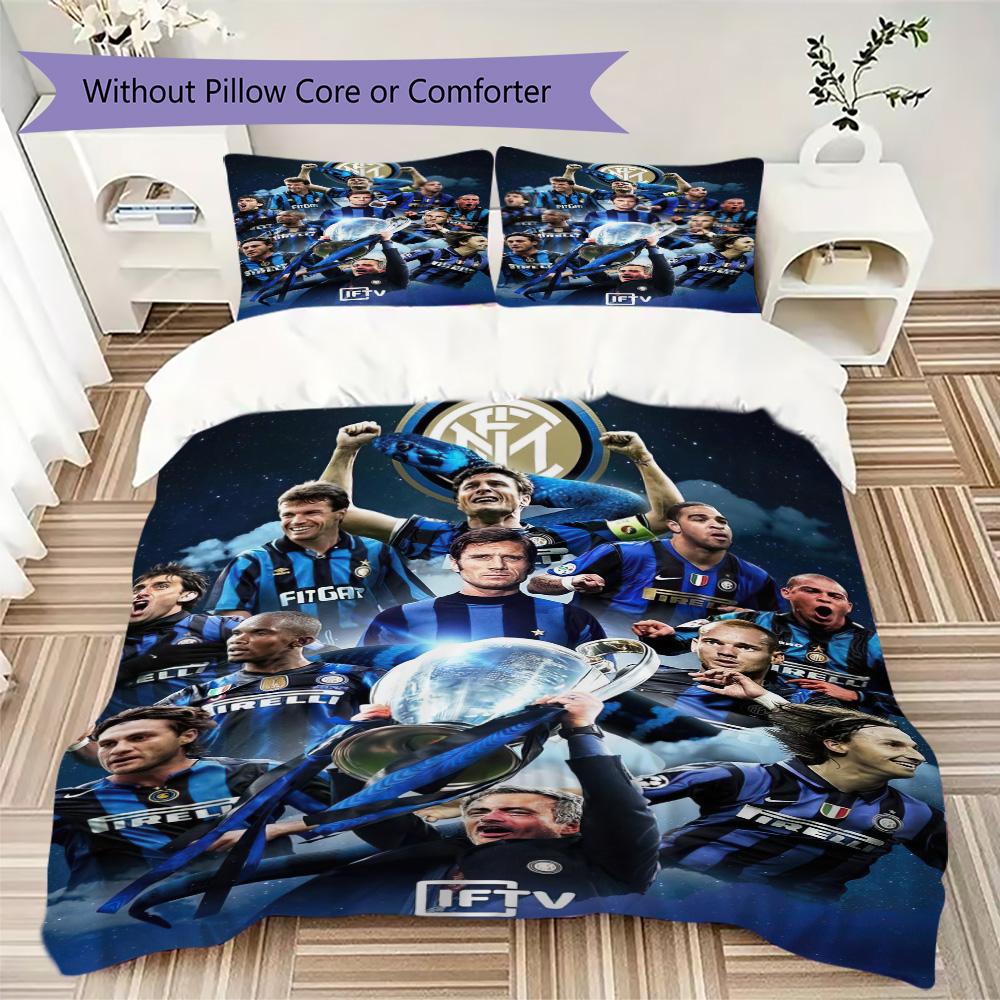 Famous F.C. Internazionale Milano football player Lautaro Martínez Home Decoration Soft Bedding Down Pillowcase Duvet Cover (without core) L8