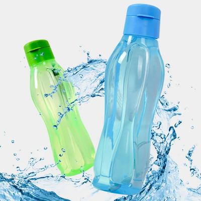 Bottiglia d'Acqua in Plastica da 900/1100ML Grande Capacità Antigoccia Tappo Flip-Top con Cinturino Manico Leggero Bollitore da Viaggio