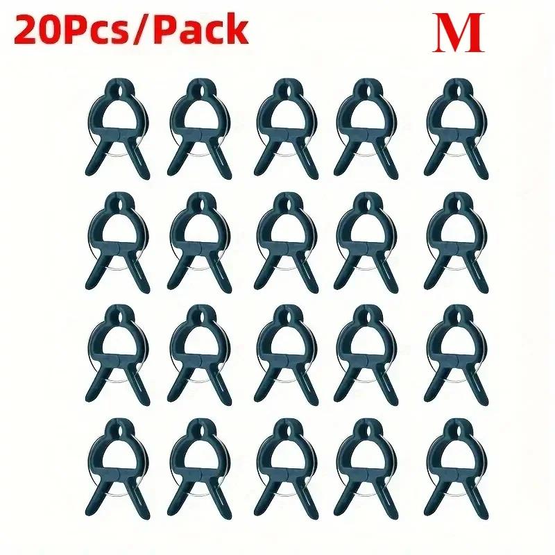 20pcs Gardening Phalaenopsis Garden Set Tomato Plant Fixing Clips Plastic Clips Gardening Tools Plant Accessories  Plant Clips