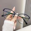 Women Anti Blue Light Glasses Anti Radiation Flat Mirror Fashion Ultra Light Eye Frame Can Be Equipped with Myopia Lense