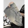 2026 Summer New Vintage Ripped Denim Shorts for Men, Loose Wide-Leg Five-Pocket Pants