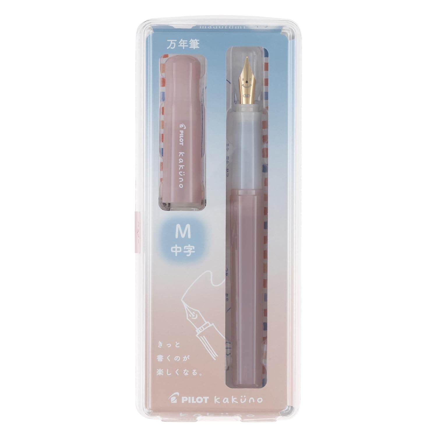 PILOT Kakuno Madoromi Color Medium Nib Pink PFKA1MDPM