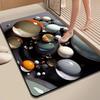 Elegant Stone Anti-Slip Quick-Dry Bathroom & Kitchen Mat
