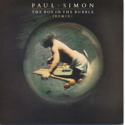 7-Zoll-Schallplatte PAUL SIMON - Boy In The Bubble (Remix} W8509 Warner Bros. Re 1986 UK Rock Used
