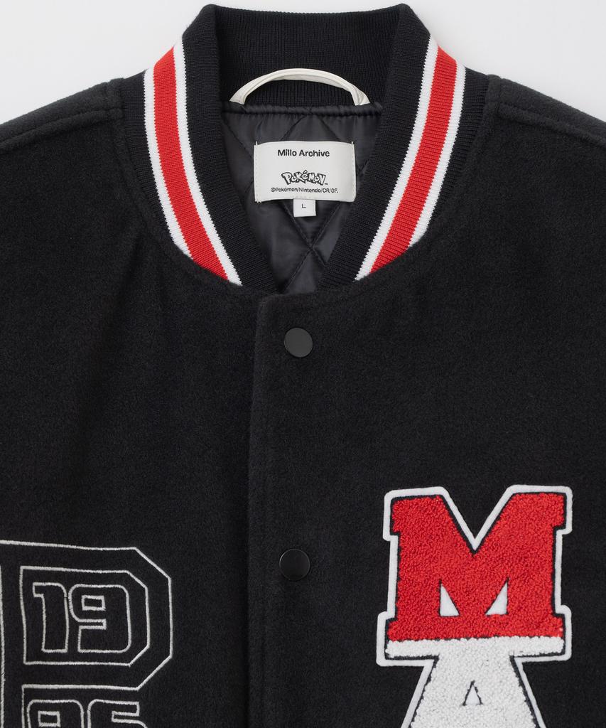Millo Archive [Pokémon] Evolution Varsity Jacket [Black]