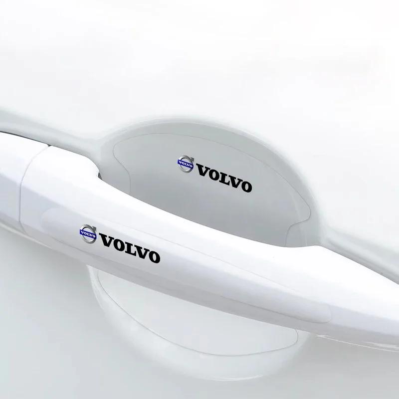 Car Door Handle Anti-Scratch Film Rubber Sticker For Volvo Xc60 Xc90 V40 V60 S60 V50 V90 S80 C40 XC40 V70 XC70 C30
