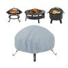 Durable 210d Oxford Fabric Waterproof Outdoor Fire Pit Cover For Dust Protection