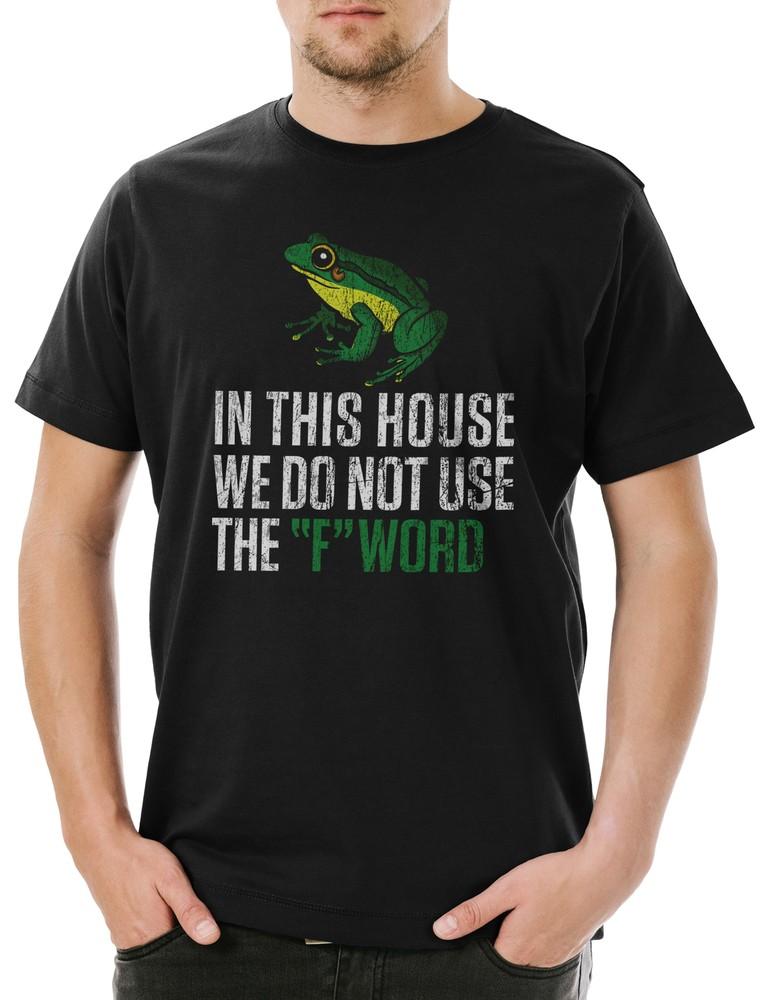 

We Do Not Use The F Word Mens T-Shirt Fun Geek Nerd Frog League Of Gentlemen XL