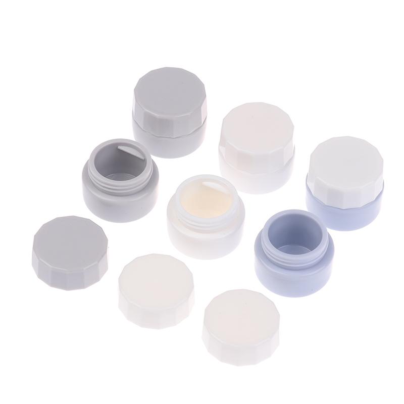 2Pcs 5ml Empty Nail Patting Gel Jar – Portable Plastic Container for Nail Polish, UV Glue, and Manicure Accessories