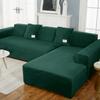 New Velvet Sofa Covers for Living Room Elastic Spandex Sofa Cover Sectional Couch L Shape Corner Armchair Covers 1/2/3/4 Seat