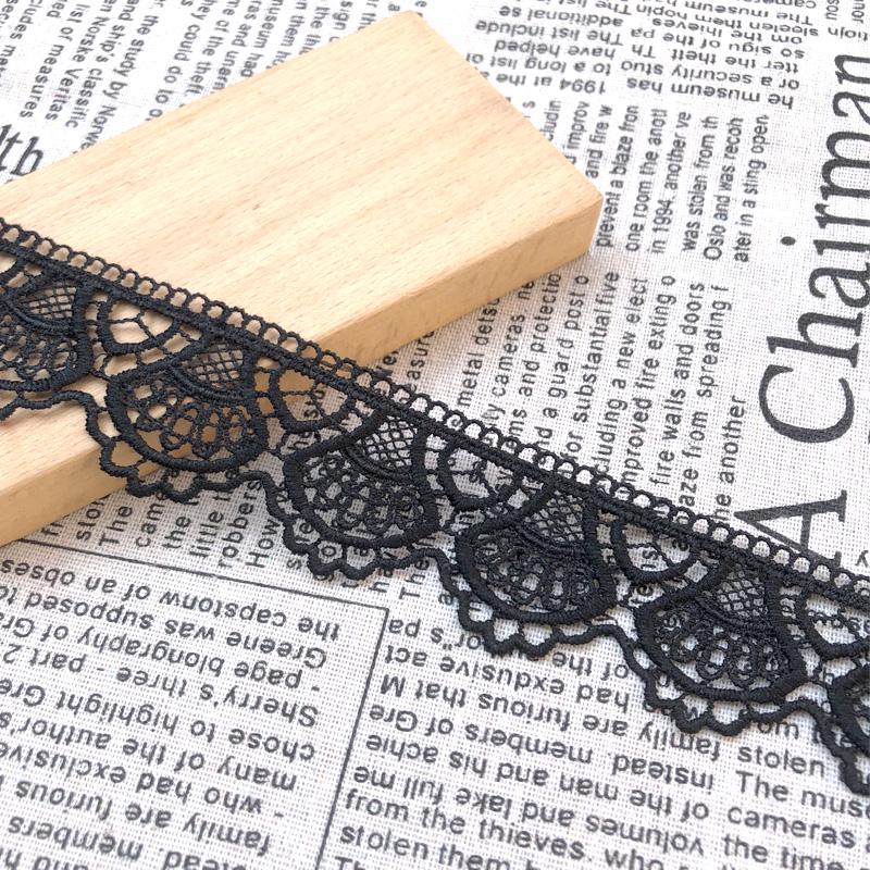 4cm Wide Water-Soluble Lace Trim for DIY Clothing and Skirt Hem Embroidery