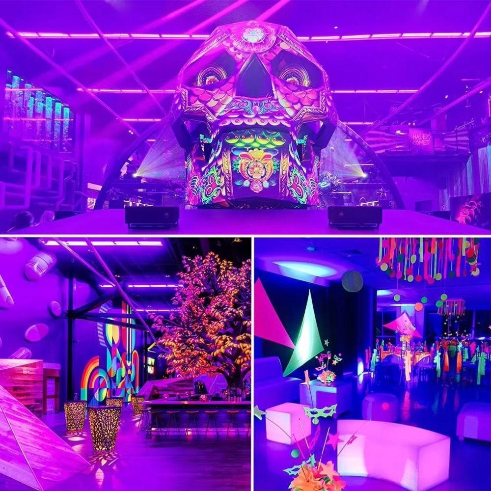 395nm Blacklight LED UV Wall Washer Light 40LED Strips Concert Stage LED Bar Washer Lamp Durable Sealed Joint LED Line Light