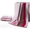 Thickened Soft Gold Plaid Cotton Face Towel - Absorbent & Fresh for Bathing