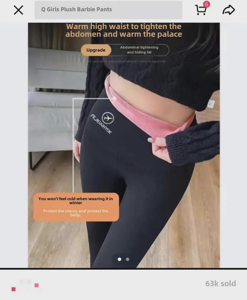 Dámské růžové sametové silné žraločí kalhoty Barbie - úzký střih, nespadlý rozkrok, teplé zimní legíny