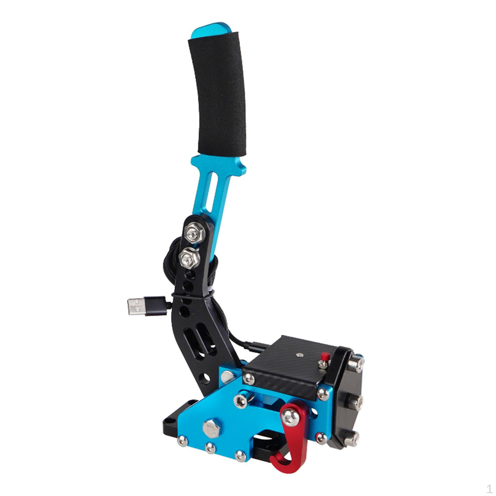 

USB Handbrake, PC Game Handbrake, PS5 PC, поддержка, аксессуары Простой в использовании аналоговый тормоз синий