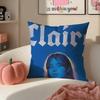 Singer CClairo Charm Cushion Cover Pillowcase Short Plush Invisible Zipper Room Sofa Cushion Cover