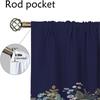 Flower Tulle for Bedroom Modern Living Room Curtains 2 Pieces Partition Halloween Decoration Blackout Curtain Shades Kitchen