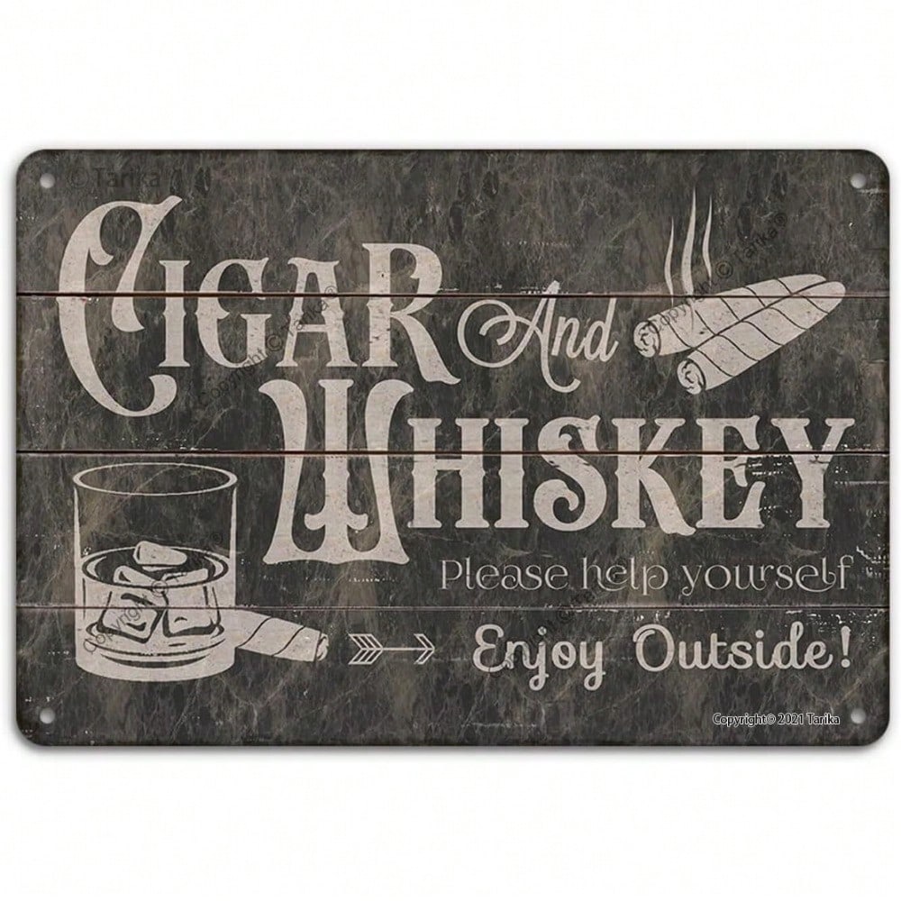 Decorative Metal Wall Sign 20x30cm