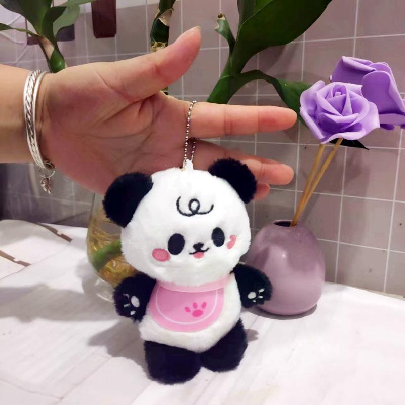 

Плюшевый брелок Панда - Маленькая подвеска Национальный сокровище Малая панда Украшение для рюкзака Кукла 13cm Scarf Panda
