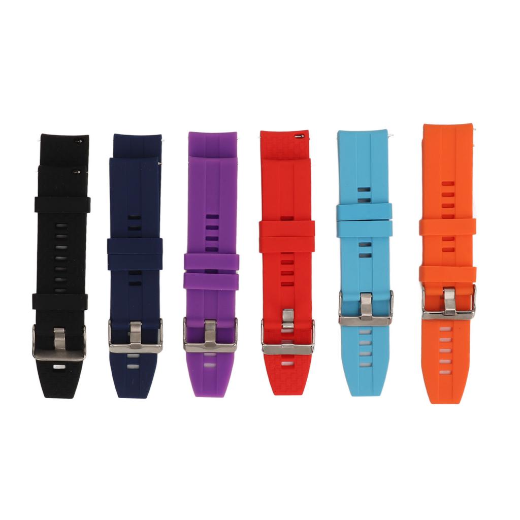 Watchband Strap Silicone Watch Bands Quick Release Comfortable 22mm Wear Proof for Men for Replacement