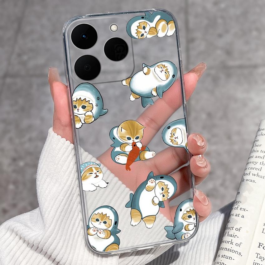 Pouzdro na telefon se vzorem čínského draka pro Realme 15T 14T 14X 15 13 12 11 10 C71 C61 P1 Měkké kryty Průhledné silikonové nárazuvzdorné pouzdro pro Realme Casing
