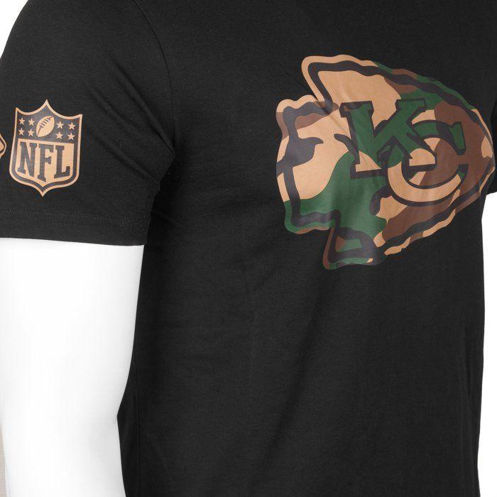 New Era Football Fan Shirt - NFL Teams noir / wood camo