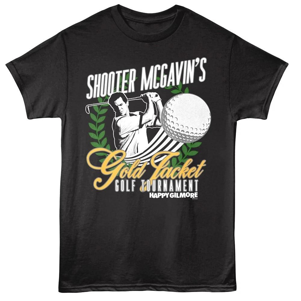 Happy Gilmore Shooter McGavin s Gold Jacket Tournament Men s T Shirt 3XL