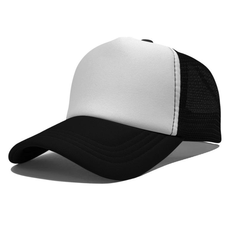 High Quality Custom LOGO 5 Panel Mesh Baseball Cap Print Embroidery Sponge Foam Trucker Hats