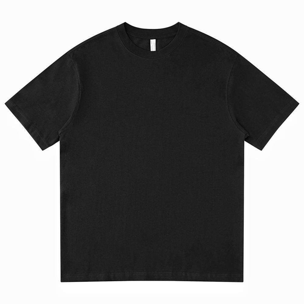 LVLV | Kids & Teens 240g Pure Cotton Loose Fit Retro Short Sleeve Parent-Child T-shirt, Class Uniform Trendy