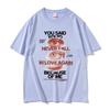 Lamour De Ma Vie Hit Me Hard and Soft Graphic Tshirts Unisex Women Hip Hop Oversized Tshirt Unisexs Fashion Art Aesthetic T Shrts