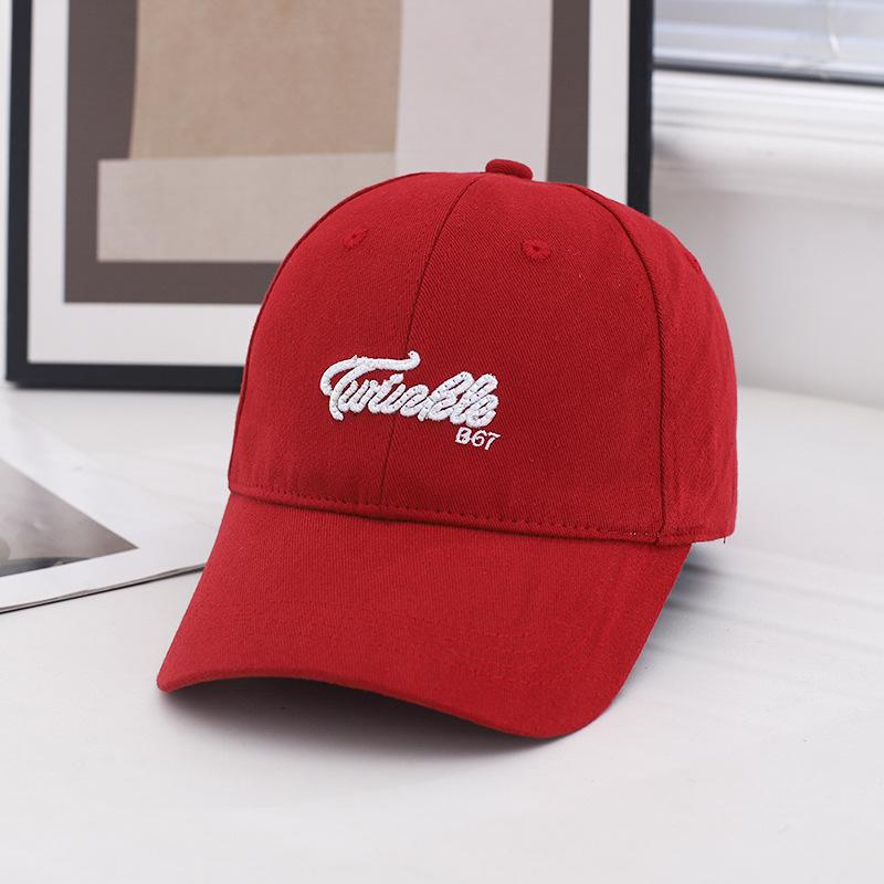Embroidery Letter Baseball Cap Women'S Spring Summer Versatile Cap Men'S Casual Versatile Outdoor Hat
