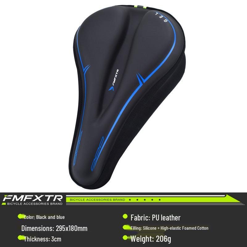 Ultra-Soft Mountain Bike Silicone Seat Cushion Cover One Size