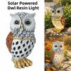 Animal Owl Resin Light Automatic Light Sensor Garden Decoration Lights  Holiday Gifts