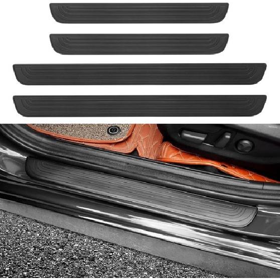 4 шт. Резиновые Накладки на Пороги Дверей Автомобиля Volkswagen Седан Защитные Панели